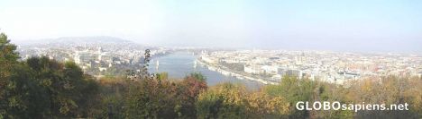 Postcard Budapest panorama