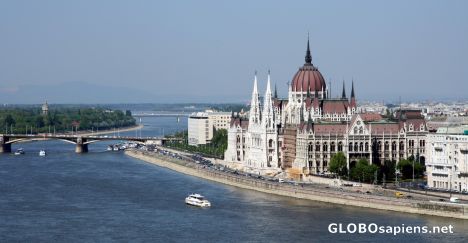 Postcard Budapest Parliament