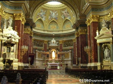 Postcard Saint Stephen's Basilica in Budapest