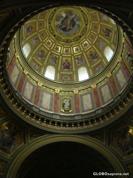 Postcard Saint Stephen's Basilica - Cupola