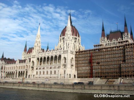 Postcard Hungarian Parliament Facade