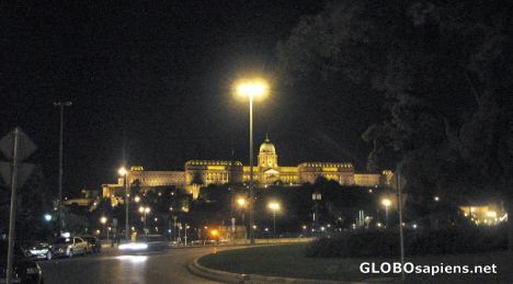 Postcard Royal Palace by Night
