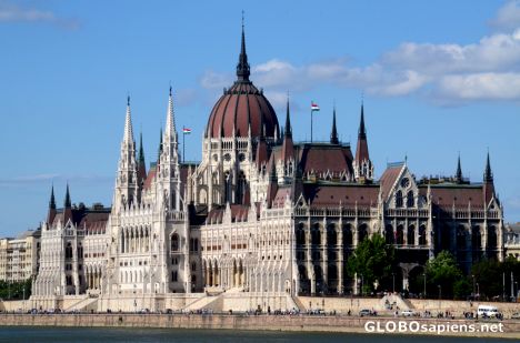 Postcard Budapest (HU) - the Parliament Building