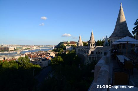 Postcard Budapest (HU) - Panorama from Buda