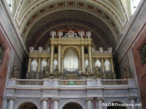 Postcard Esztergom Basilica - The organ