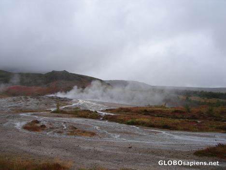 Postcard The colours of Geysir