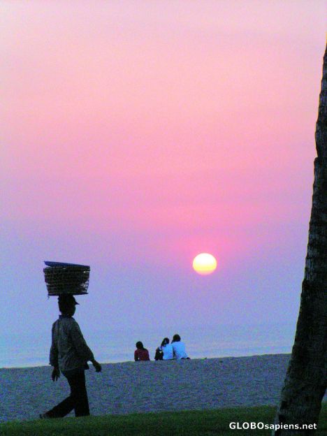Sunset on Kayu Aya Beach
