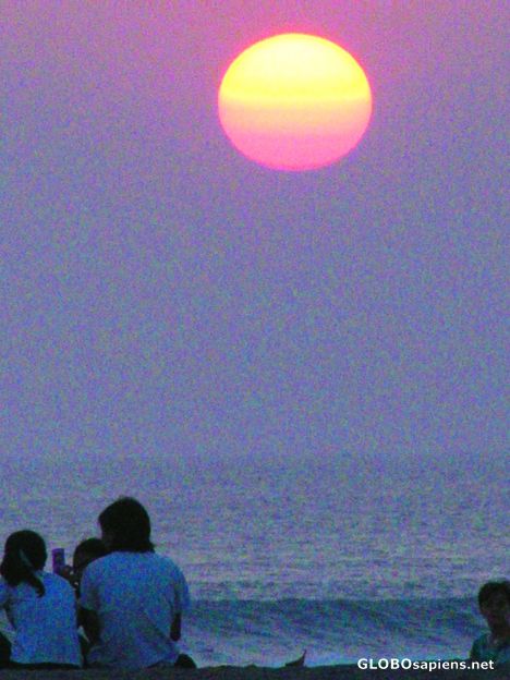 Postcard Sunset at Kayu Aya Beach