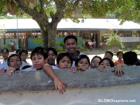 Postcard School kids on Lombok