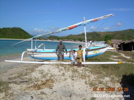 Hand built sail boat Bangko Bangko