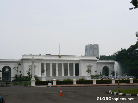 Postcard President residence