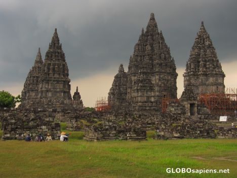 Postcard Prambanan Temples of Yogyakarta