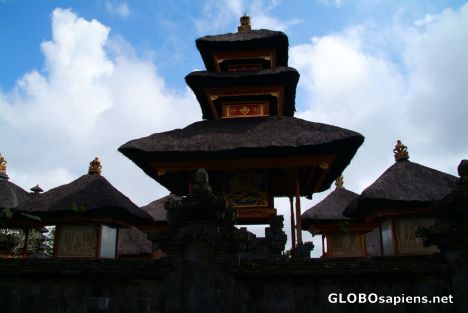 Postcard Bali (ID) - Pura Besakih - one of the gates