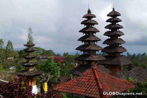 Postcard Bali (ID) - Pura Besakih - another top view