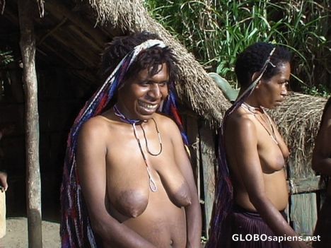 Postcard Ladies from Dani tribe