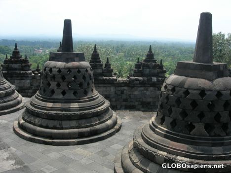 Postcard Indonesia,Java,Borobudur