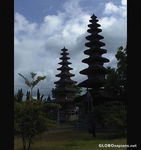 Postcard Pagodas of Mataram