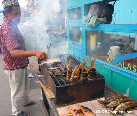 Postcard BBQ Fish - Fast Food in Makassar