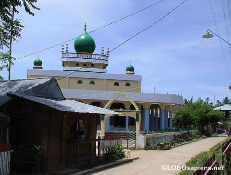 Postcard Bunaken's mosque