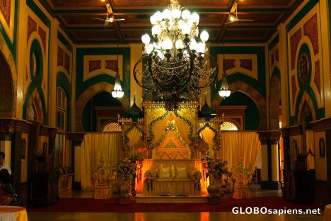 Postcard Istana Maimoon - interior