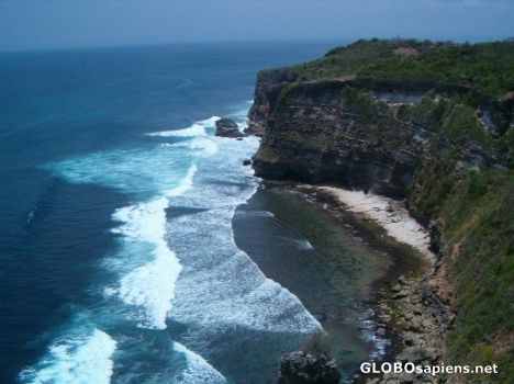 Postcard Cliff at the south tip of Bali