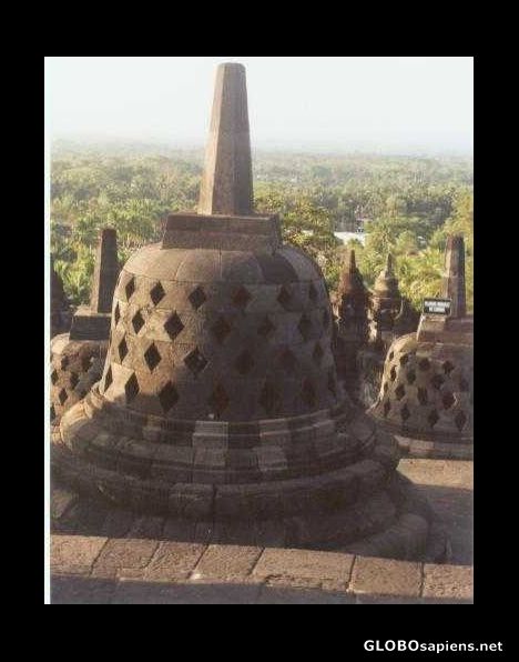Postcard Stupa Borobudur
