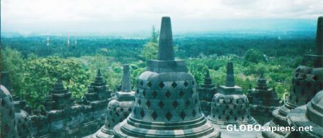 Postcard Borobudor