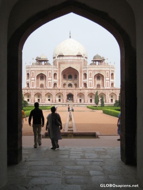Postcard Humayun's Tomb-Inspiration for Taj