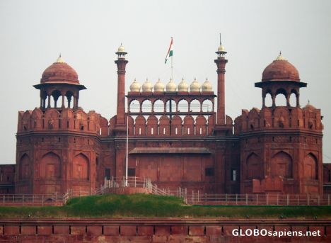 Postcard The Red Fort (Lal Quila)