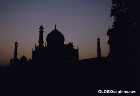 Postcard Taj Mahal