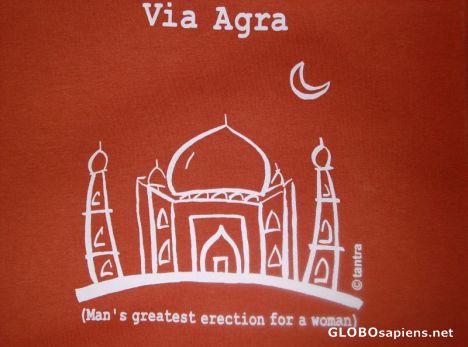 Postcard Via Agra - Indian Humour