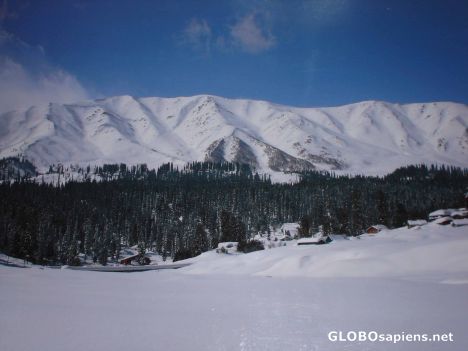 Postcard Mountains of Kashmir