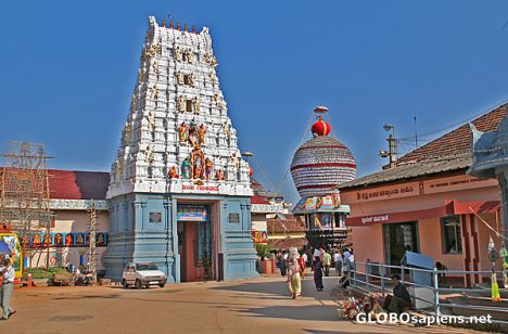Postcard The Entrance to the Krishna Temple