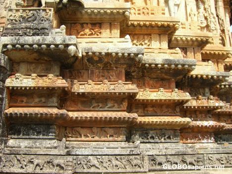 Architecture of the vidyasankara temple