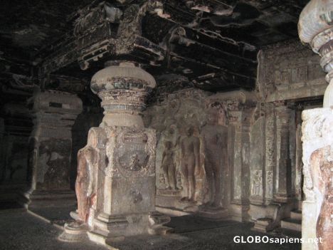 Postcard Cave 32 - Elaborately Carved Jain Temple