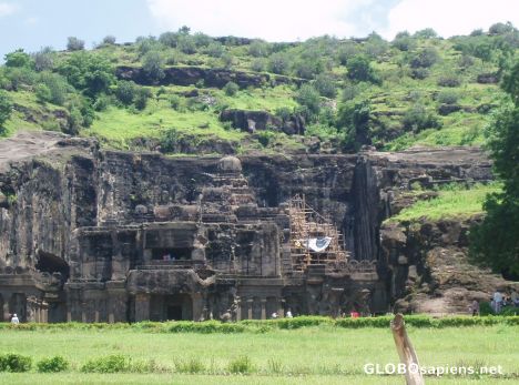 Postcard Kailasa Temple from Outside