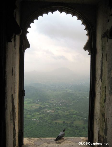 Postcard View from Monsoon Palace