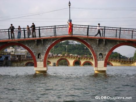 Postcard Bridges on Lake Pichola