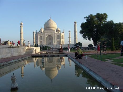 Postcard Taj Mahal