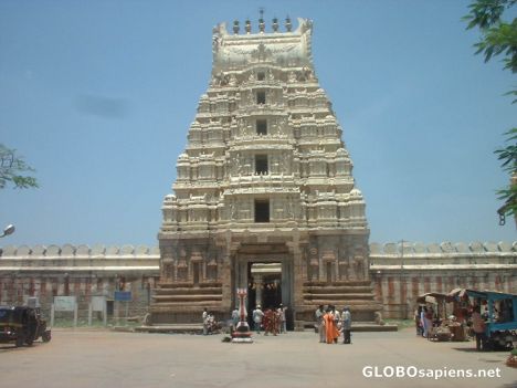 Postcard Sreerangapatanam Temple near Bangalore