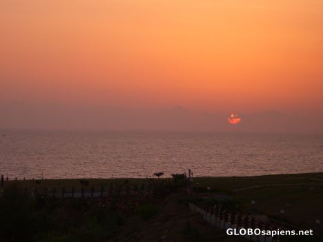Postcard Sunset at Murudeswar
