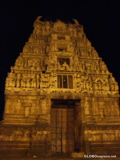 Postcard Chennakeshava temple at Belur