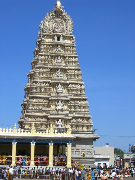 Postcard Chamundeswari temple