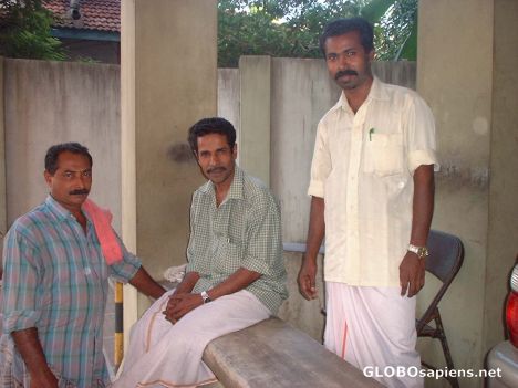 Postcard Local people of Kozhikode, Kerala, India