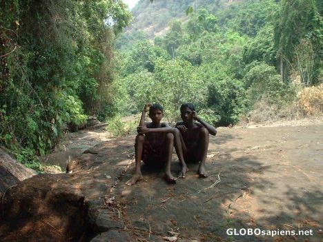 Postcard Tribal boys from Tusharagiri Forests, Kozhikode !
