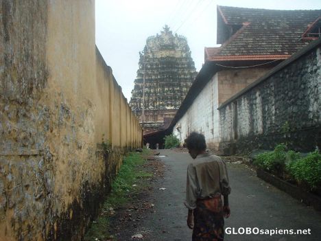 Postcard Another view of Padmanabha Temple, Thiruvananth'pr