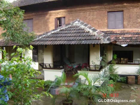 Postcard typical kerala home