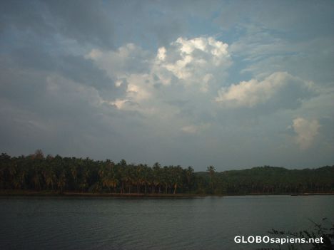 Postcard Blue skies over a Kerala village near Kozhikode !