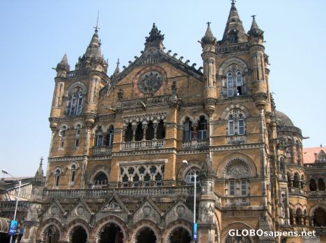 Postcard Victoria terminus in all its historic beauty