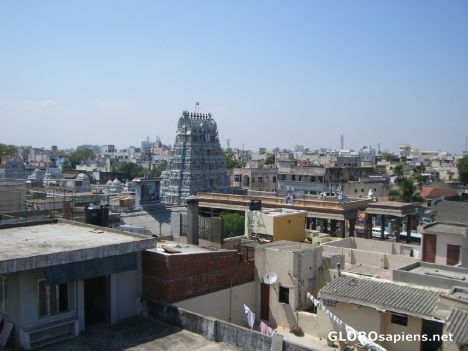 Postcard Triplicane, chennai temple and surroundings